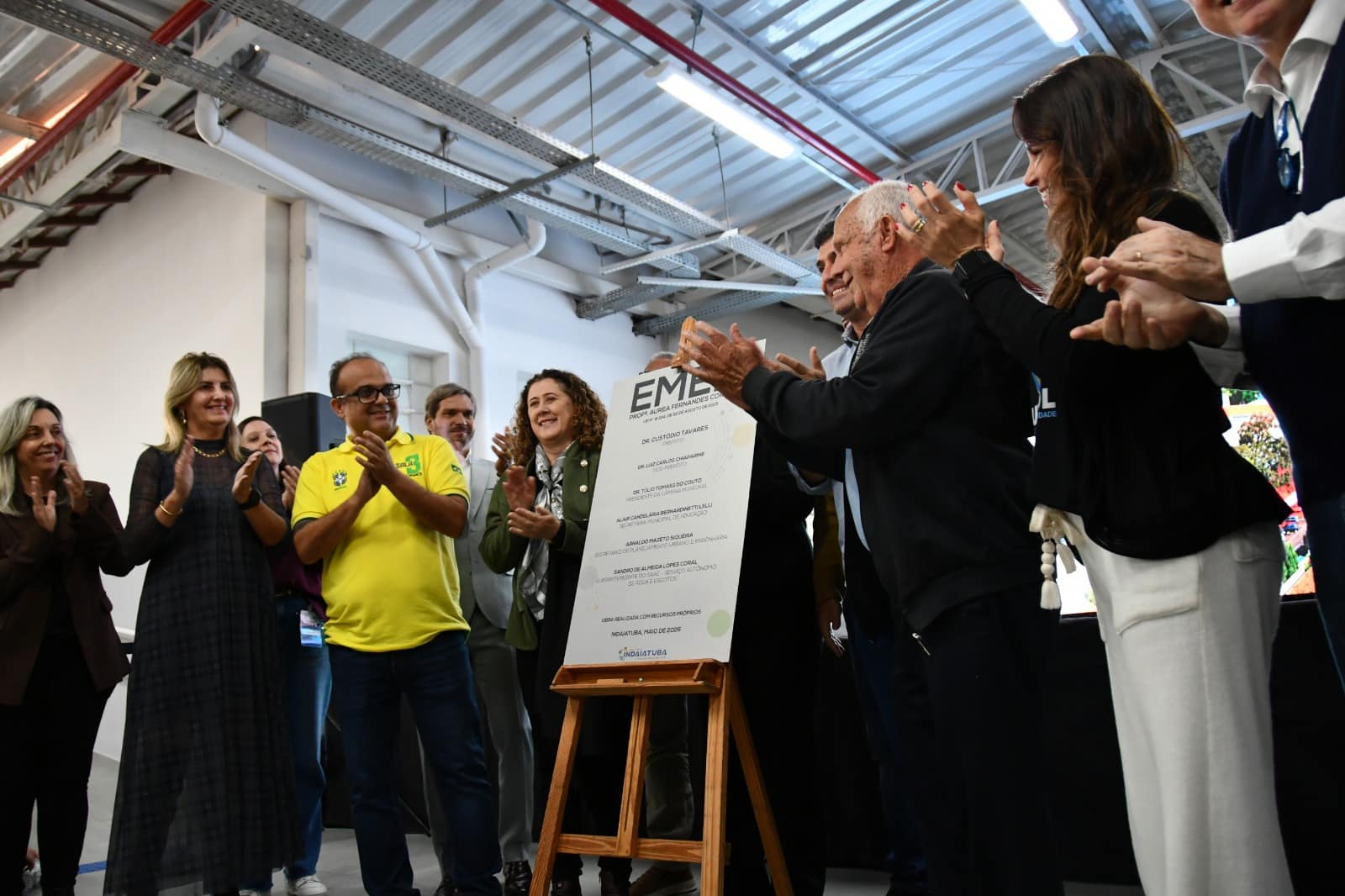 Câmara prestigia inauguração de escola de tempo integral na Cidade Nova
