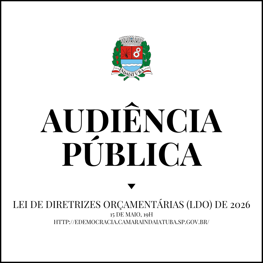 Câmara promove audiência pública sobre a Lei de Diretrizes Orçamentárias