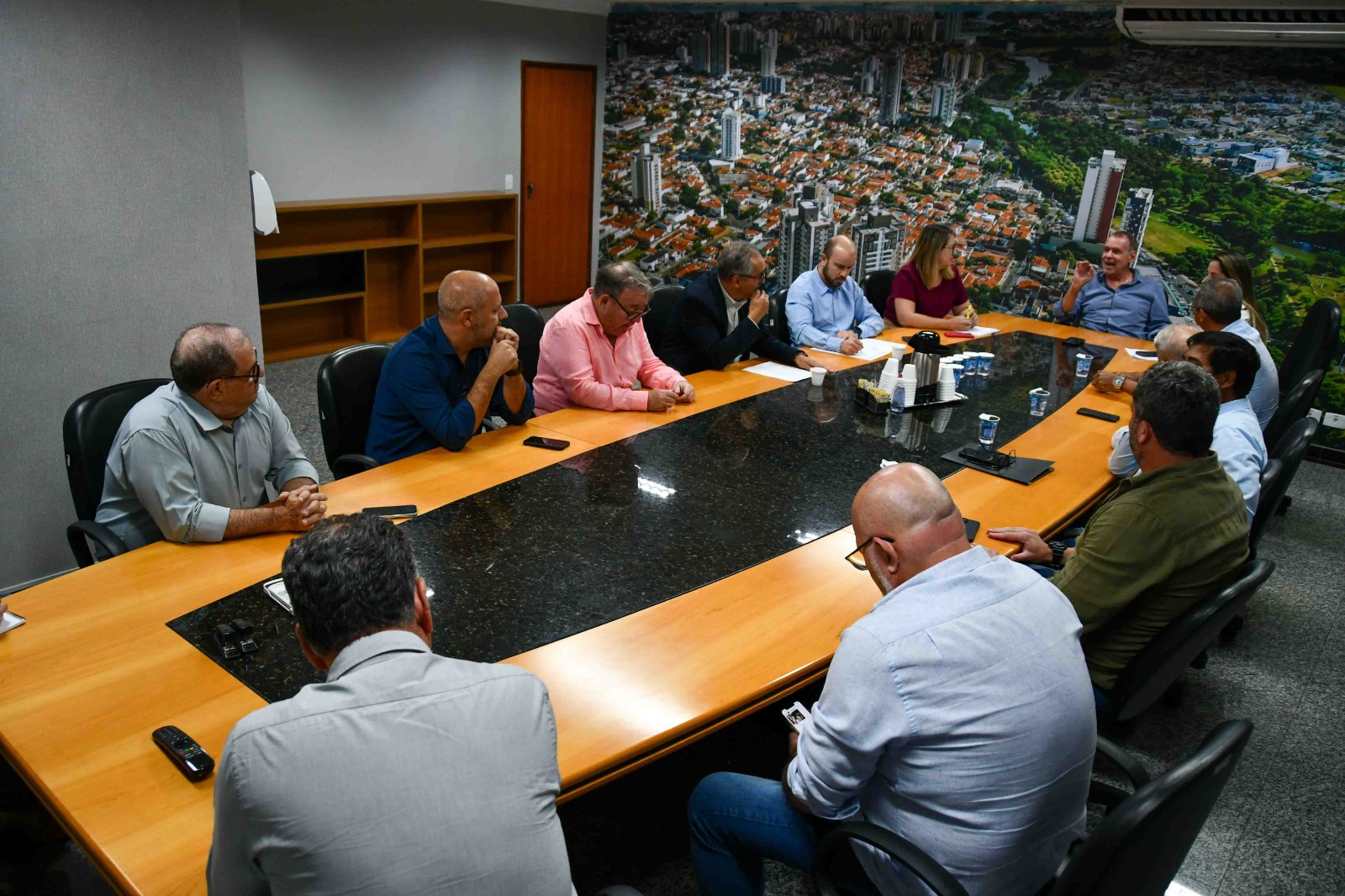 Vereadores avaliam propostas com a secretária de saúde e diretores do HAOC